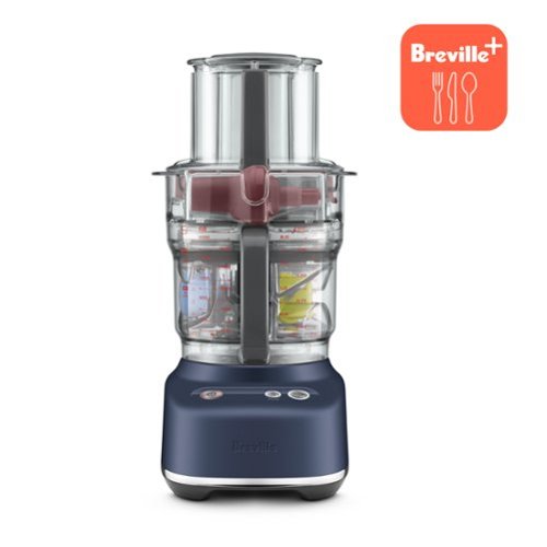 Breville - the Paradice 9-Cup Food Processor - Damson Blue-Front_Standard 