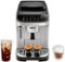 De'Longhi - Magnifica Evo Espresso Machine with Milk Frother for Hot and Iced Lattes, Coffee and More - Silver-Front_Standard 