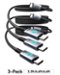 INIU - 60W USB C to USB C Cable 3-pack Fast Charging Cable for iPhone 17/16/15 Samsung Laptops Tablets etc. (3.3/6.6/6.6ft) - Black-Front_Standard