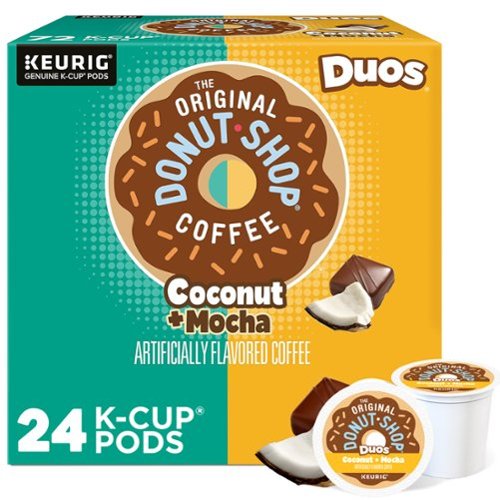 The Original Donut Shop - Duos Coconut + Mocha K-Cup Pods, 24 Count-Front_Standard 