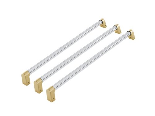 Bertazzoni - 36" Master Series Refrigerator Accessory - Stainless Steel/Gold