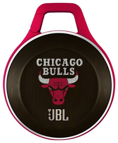 JBL - NBA Special Edition Chicago Bulls Clip Portable Bluetooth Speaker - Red/Black/White-Front_Standard 