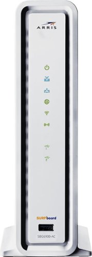  ARRIS - SURFboard AC1900 Dual-Band Router with DOCSIS 3.0 Cable Modem - White
