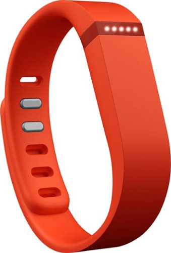 Fitbit - Flex Wireless Activity Tracker - Tangerine-Angle_Standard 