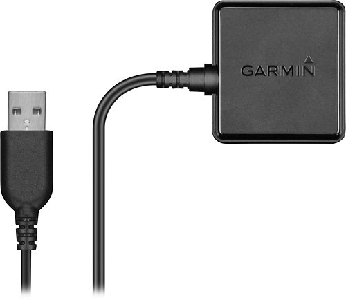 Charger/Data Cradle for Garmin vívoactive Smartwatches - Black-Front_Standard 