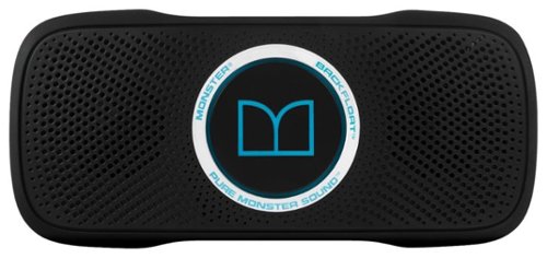  Monster - SuperStar BackFloat Portable Bluetooth Speaker - Black/Neon Blue