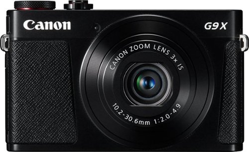  Canon - PowerShot G9 X 20.2-Megapixel Digital Camera - Black