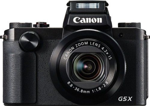  Canon - PowerShot G5 X 20.2-Megapixel Digital Camera - Black