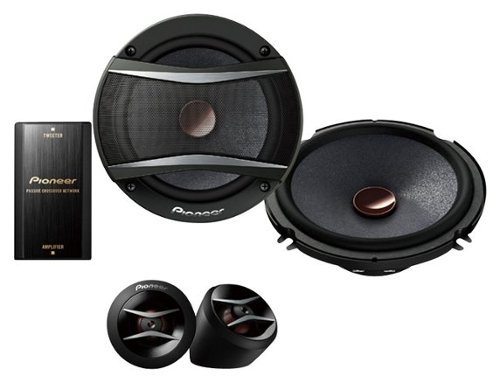  Pioneer - TS-A Series 6.5&quot; 2-Way Component Speakers - Black