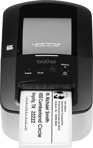  Brother - QL-700 Label Printer - Black