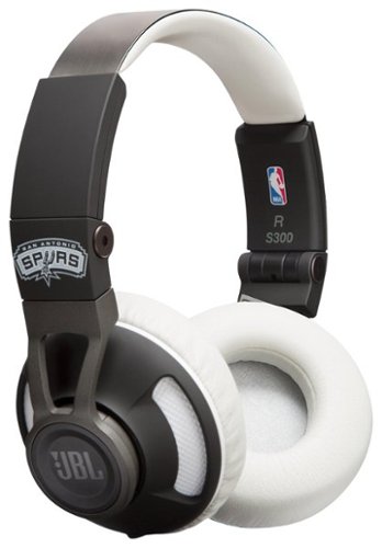 JBL - Synchros S300 San Antonio Spurs Wired On-Ear Headphones - Multi-Front_Standard 