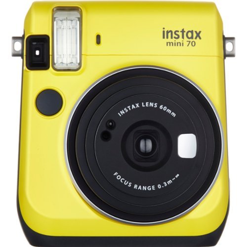 Fujifilm - instax Mini 70 Instant Film Camera - Yellow-Front_Standard 