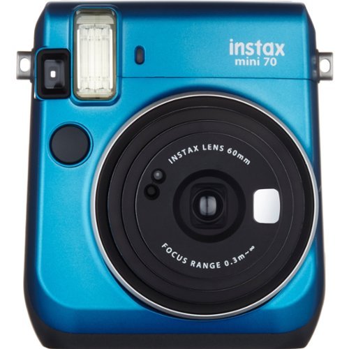 Fujifilm - instax Mini 70 Instant Film Camera - Blue-Front_Standard 