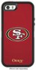 OtterBox - Defender NFL Series San Francisco 49ers Case for Apple® iPhone® SE, 5s and 5 - Red/Gold-Front_Standard