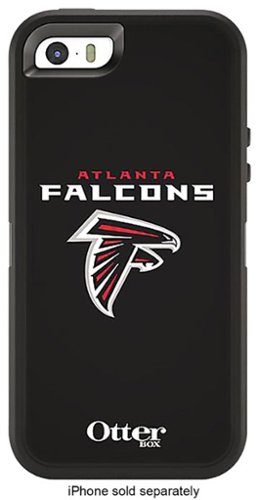  OtterBox - Defender NFL Series Atlanta Falcons Case for Apple® iPhone® SE, 5s and 5 - Black/Red