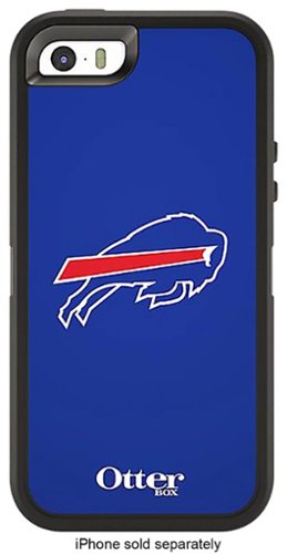OtterBox - Defender NFL Series Buffalo Bills Case for Apple® iPhone® SE, 5s and 5 - Blue/Red-Front_Standard 
