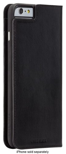  Case-Mate - Wallet Folio Case for Apple® iPhone® 6 Plus and 6s Plus - Black
