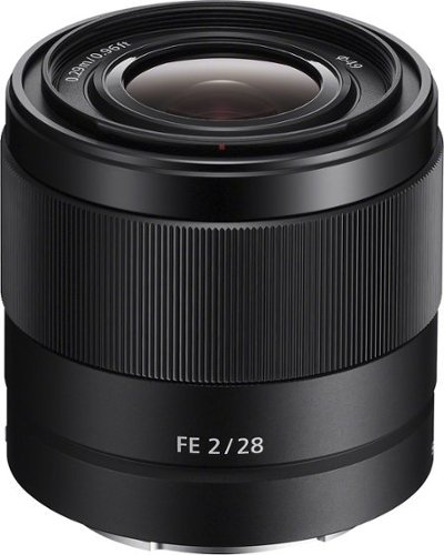 Sony - FE 28mm F2 E-Mount Prime Lens - Black