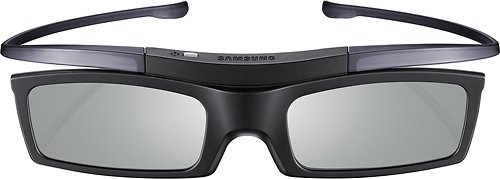  Samsung - Battery-Operated 3D Glasses - Black