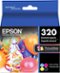 Epson - 320 4-Pack Standard Capacity - Black/Yellow/Cyan/Magenta Ink Cartridges - Black/Cyan/Magenta/Yellow-Front_Standard