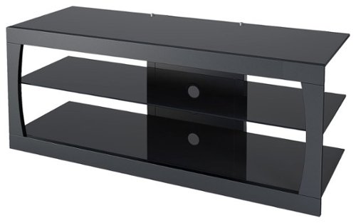 CorLiving - Santa Lana TV Stand for Most Flat-Panel TVs Up to 60" - Black-Front_Standard 