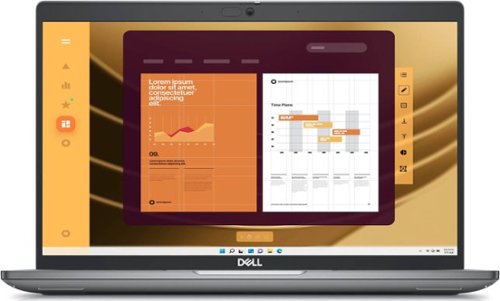 Dell - Latitude 5450 14" Refurbished Laptop - Intel 12th Gen Ultra 7-165U with 32GB RAM - Intel UHD Graphics - 1TB SSD - Dark Gray