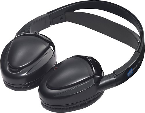  Audiovox - Movies2Go Wireless Over-the-Ear Headphones - Black
