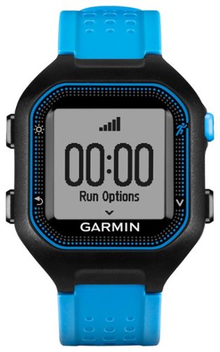  Garmin - Forerunner 25 GPS Watch and Activity Tracker - Black/Blue