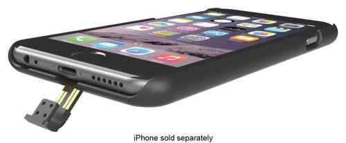  Exelium - Magnetized Wireless Receiver Case for Apple® iPhone® 6 and 6s - Black