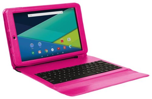 Visual Land - Prestige Elite 10QS - 10.1" - Tablet - 16GB - With Keyboard - Magenta-Front_Standard 