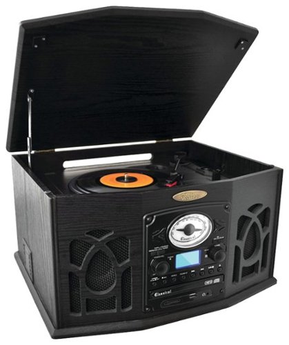  PYLE - Bluetooth Turntable and Speaker System - Black