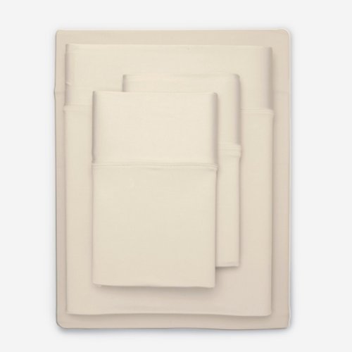 SHEEX - Sleep Tech Sheet Set - Full - Ecru-Front_Standard 