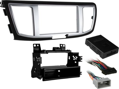 Metra - Dash Kit for Select 2013-2017 Honda Accord DIN DDIN - Black