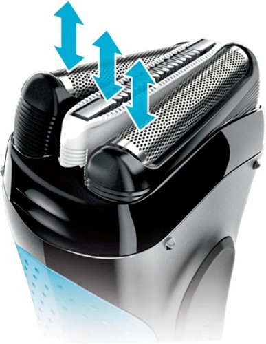 Braun Series 3 Wet/Dry Electric Shaver - Blue WORLDWIDE DELIVERY