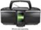 Insignia™ - CD Boombox with FM Radio and Apple® iPhone® and iPod® Dock - Black/Gray-Front_Standard