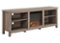 Walker Edison - Open Storage Fireplace TV Stand for Most TVs Up to 85" - Driftwood-Front_Standard