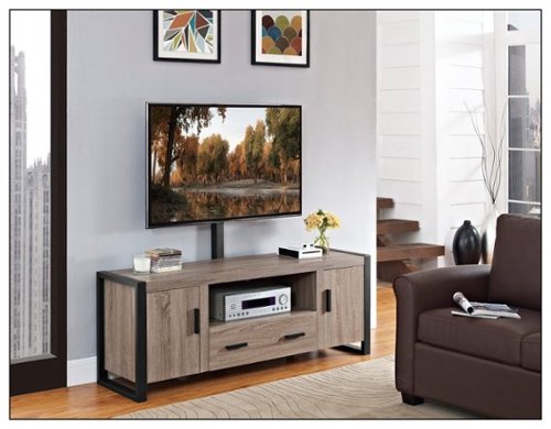  Walker Edison - TV Stand for Most Flat-Panel TVs Up to 60" - Gray