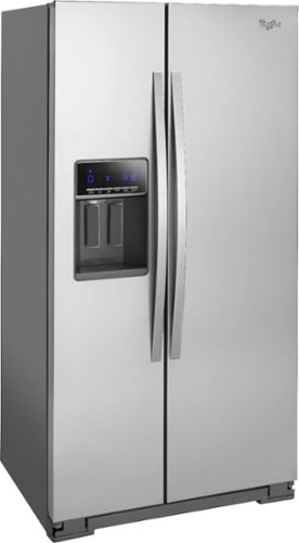  Whirlpool - 25.6 Cu. Ft. Side-by-Side Refrigerator with Thru-the-Door Ice and Water