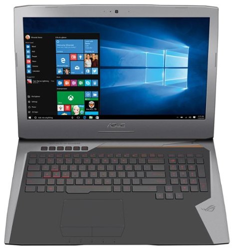  ASUS - ROG 17.3&quot; Laptop - Intel Core i7 - 16GB Memory - 1TB Hard Drive + 128GB Solid State Drive - Copper Silver