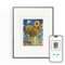 huessen - 13.3" E-Ink Digital Photo Frame, Full-Color Anti-Glare Display, App Control, Wall Mounted, Aluminum Frame - White-Front_Standard