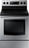 Samsung - 5.9 Cu. Ft. Self-Cleaning Freestanding Electric Convection Range - Stainless Steel-Front_Standard