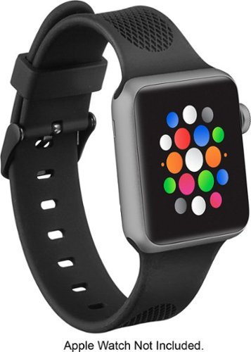  Insignia™ - Sport Strap for Apple Watch™ 38mm - Black