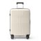 Winado - 24" Hardshell Carry On Luggage with Spinner Wheels Lightweight PP Hardside Small Suitcase with Built-in Lock - White-Front_Standard