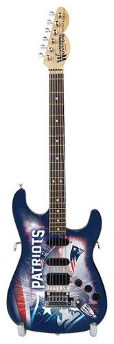  Woodrow - NorthEnder Collector's Series New England Patriots Mini Guitar - Red/White/Blue
