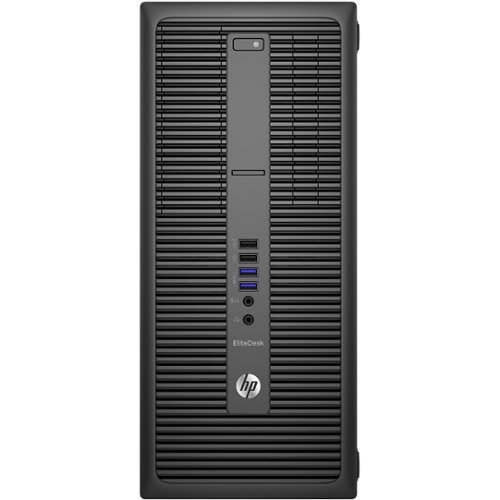 HP - EliteDesk Desktop - Intel Core i5 - 8GB Memory - 500GB Hard Drive - Black-Front_Standard 