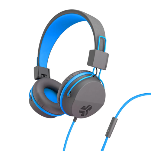 JLab - Jbuddies Studio On-Ear Kids Wired Headphones - Gray