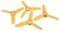 Digipower - Propellers for Parrot Bebop Drones (4-Pack) - Yellow-Front_Standard