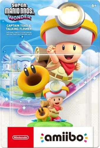 Nintendo - amiibo - Captain Toad & Talking Flower - Super Mario Bros. Wonder Series - Multi