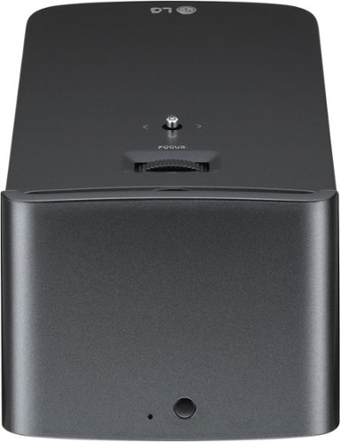  LG - 1080p Smart DLP LED Ultra Short Throw Projector - Black