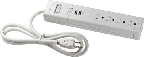  Insignia™ - 4-Outlet Surge Protector - White